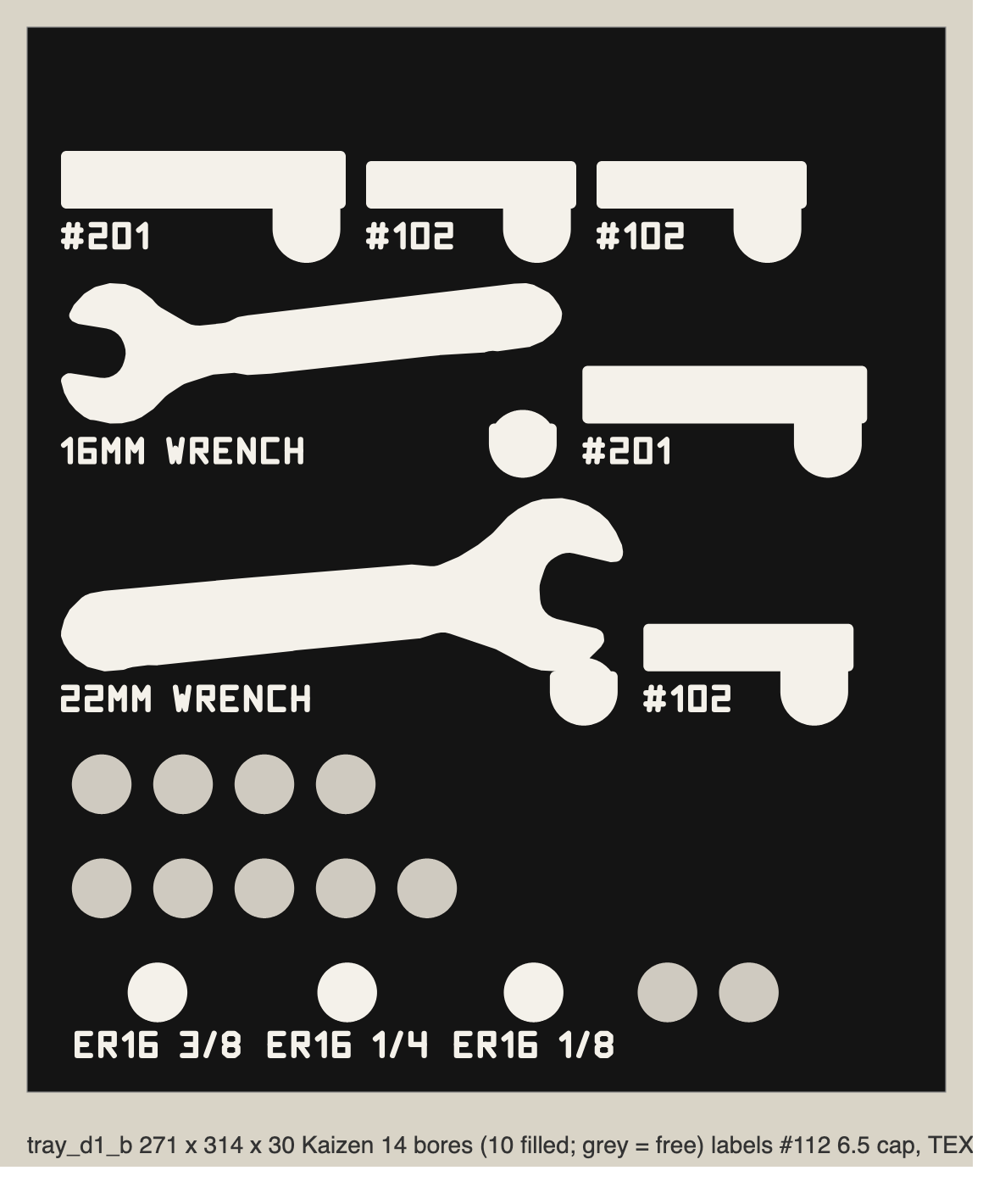 Tray D1 B